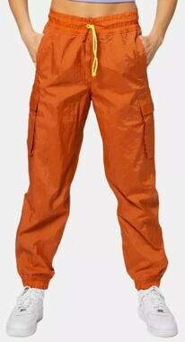 NEW Nike NSW Pants Icon Clash Loose Fit Burnt Orange Womens M CV9046-802